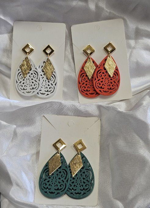 Boucles d'oreilles "Joyeuse"